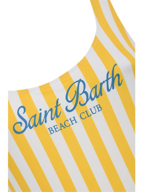 Costume da bagno intero Lora a righe Mc2 Saint Barth | LORA01472H SB BEACH STRIPES V91